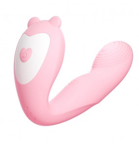 MizzZee - Cute Bear Suction Wearable Vibrators (Connect WeChat Mini Programs - Chargeable)